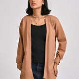CASHMERE HAND-FEEL CARDIGAN