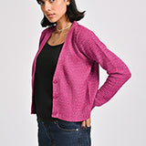 LUREX KNIT CARDIGAN