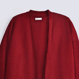 EMBOSSED TEXTURE KNIT CARDIGAN