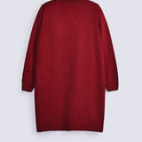 EMBOSSED TEXTURE KNIT CARDIGAN