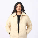 ABSTRACT PATTERNED PUFFER JACKET
