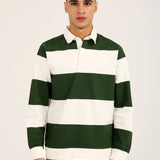 FULL SLEEVE STRIPER POLO
