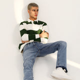 FULL SLEEVE STRIPER POLO