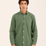 BUTTON DOWN DOBBY SHIRT