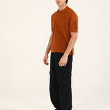 RELAXED FIT KNITTED POLO