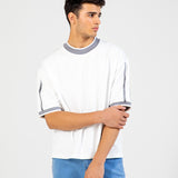 BOXY FIT TEXTURED TEE