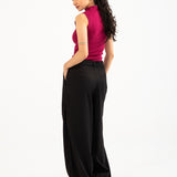 RIBBED HIGHNECK TANK TOP