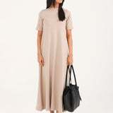 SOLID KNIT DRESS