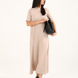 SOLID KNIT DRESS