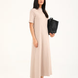SOLID KNIT DRESS