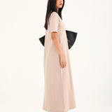 SOLID KNIT DRESS