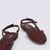 LOW HEELED STUDDED SHOES