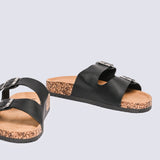 CORK SOLE SLIDES