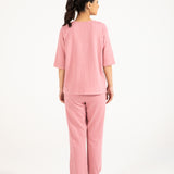 KNITTED WIDE LEG TROUSER