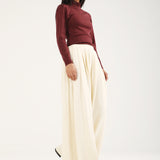 LUXE VISCOSE WIDE LEG TROUSER