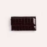 CROC PATENT WALLET WITH CHAIN