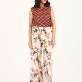 PRINTED SLEEVELESS TOP