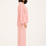 WIDE LEG TROUSERS WITH LACE DETAIL