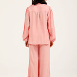WIDE LEG TROUSERS WITH LACE DETAIL