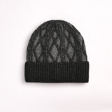 WOOL BEANIE WITH INSIDE FUR