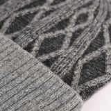 WOOL BEANIE WITH INSIDE FUR