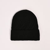 WOOL BEANIE WITH INSIDE FUR