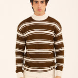 RELAXED FIT MOCK NECK SWEATER