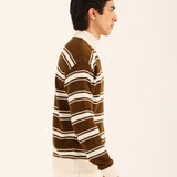 RELAXED FIT MOCK NECK SWEATER