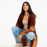 CHUNKY KNITTED CARDIGAN