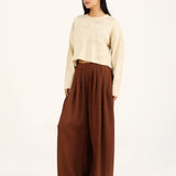 CASHMERE HAND FEEL CROPPED JUMPER