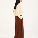 CASHMERE HAND FEEL CROPPED JUMPER
