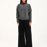CASHMERE HANDFEEL EMBELLISHED CARDIGAN