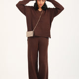 CASHMERE HANDFEEL V-NECK JUMPER
