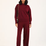 CASHMERE HANDFEEL MOCK NECK JUMPER