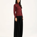 CASHMERE HANDFEEL MOCK NECK JUMPER