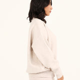 CASHMERE HANDFEEL MOCK NECK JUMPER