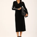 RIBBED BODYCON SWEATER DRESS