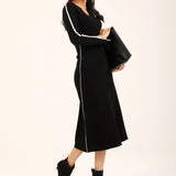 RIBBED BODYCON SWEATER DRESS