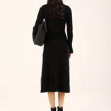 RIBBED BODYCON SWEATER DRESS