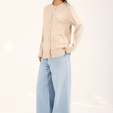 CASHMERE HANDFEEL CARDIGAN