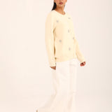 CASHMERE HAND FEEL EMBELLISHED CARDIGAN