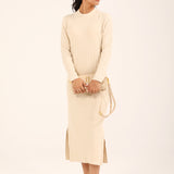 RIBBED SWEATER DRESS
