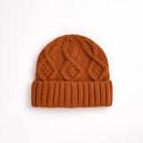 CABLE KNIT BEANIE