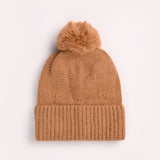 FOLDED GLITTER BEANIE