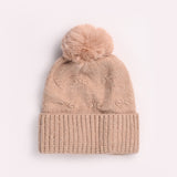 FOLDED GLITTER BEANIE