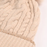 BEANIE WITH LUREX TIPPING