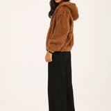 TEXTURED FUR JACKET