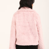 DOUBLE-BREASTED FUR JACKET