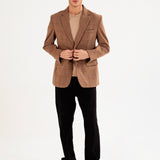 TEXTURED WOOL BLEND COAT