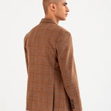 TEXTURED WOOL BLEND COAT